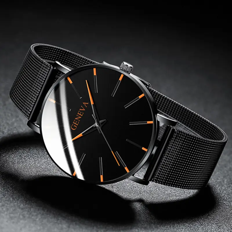 fashion blue needle men's watch men's watch quartz watch