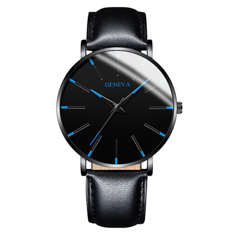fashion blue needle men's watch men's watch quartz watch