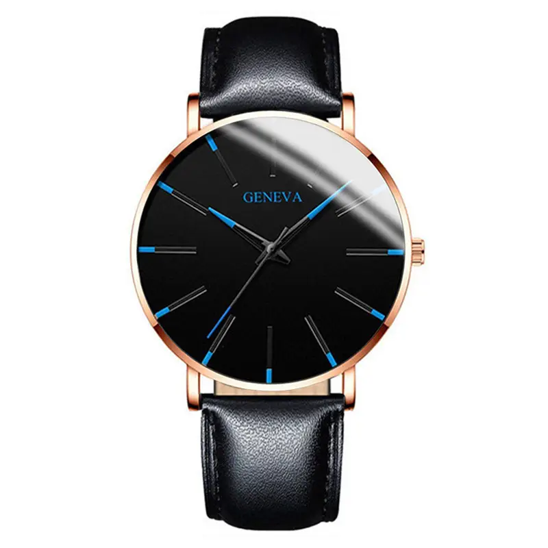 fashion blue needle men's watch men's watch quartz watch