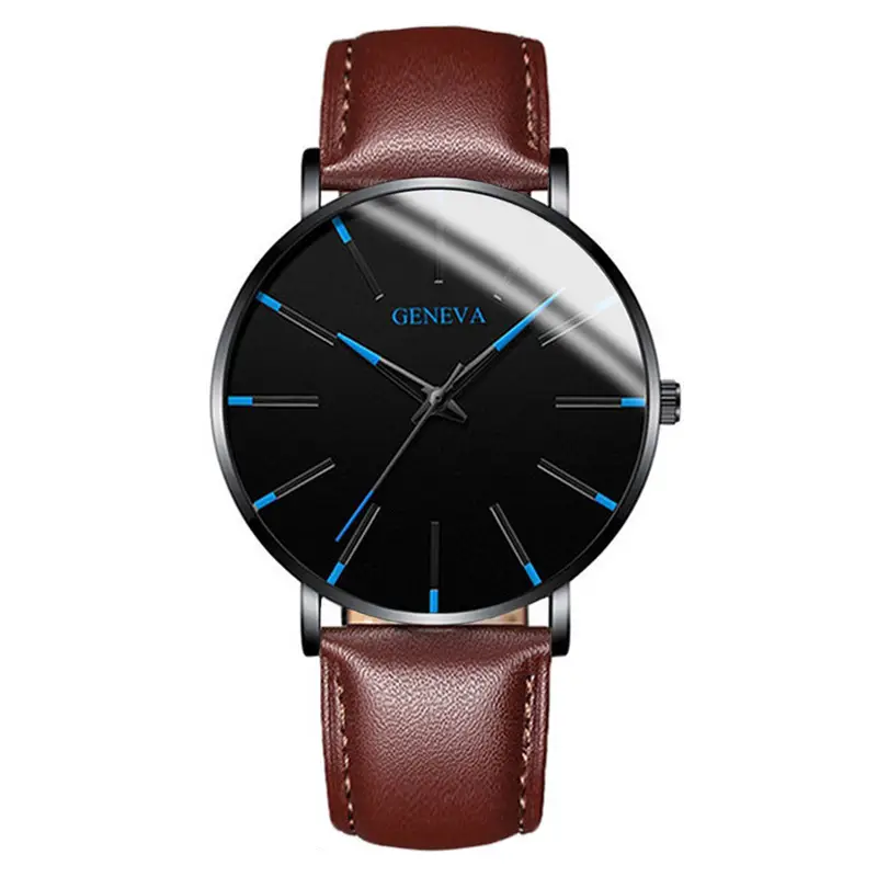 fashion blue needle men's watch men's watch quartz watch