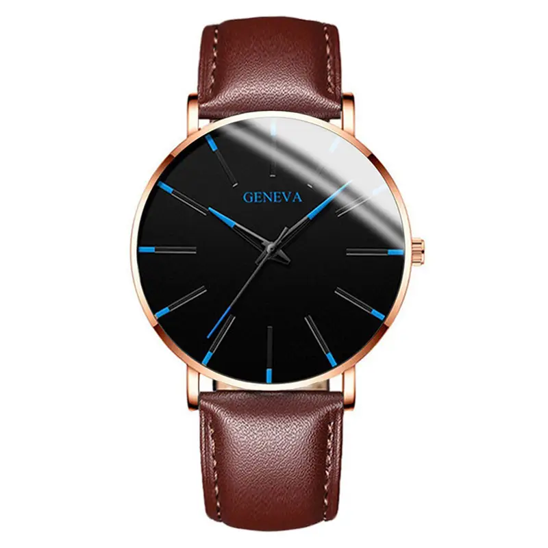 fashion blue needle men's watch men's watch quartz watch
