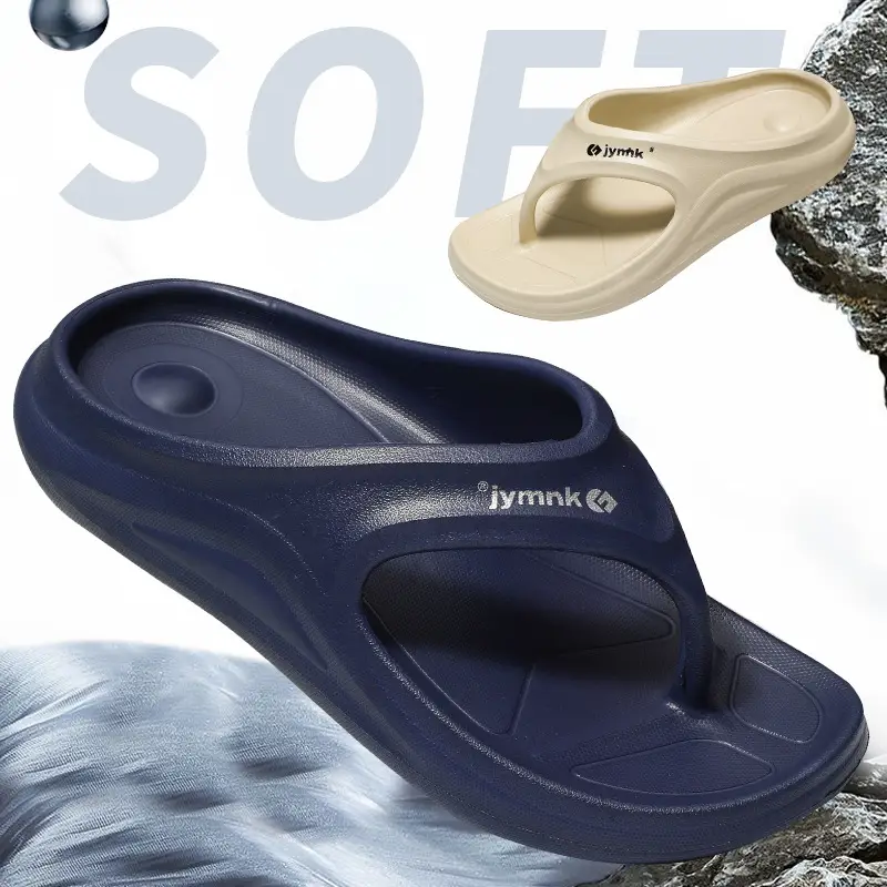 High-end flip-flops men's summer outdoor wear trendy beach flip-flops men's thick-soled non-slip men's flip-flops