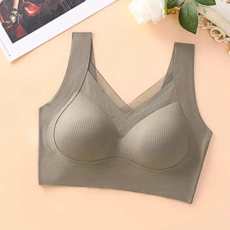 Women's Traceless Warm Muscle Back Vest Bra — feature 10