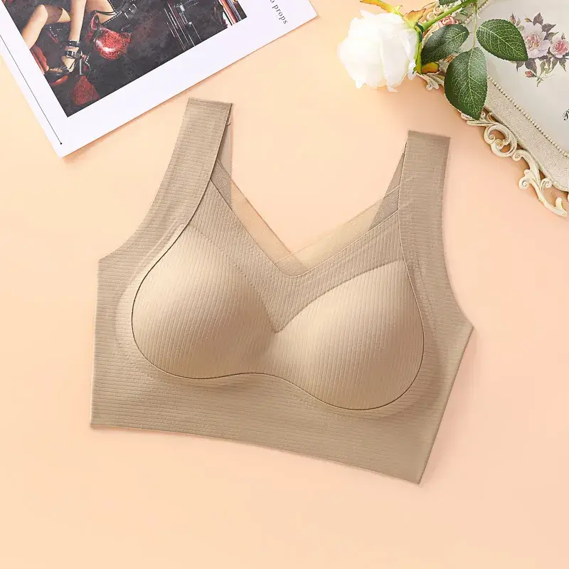 Women's Traceless Warm Muscle Back Vest Bra — feature 11