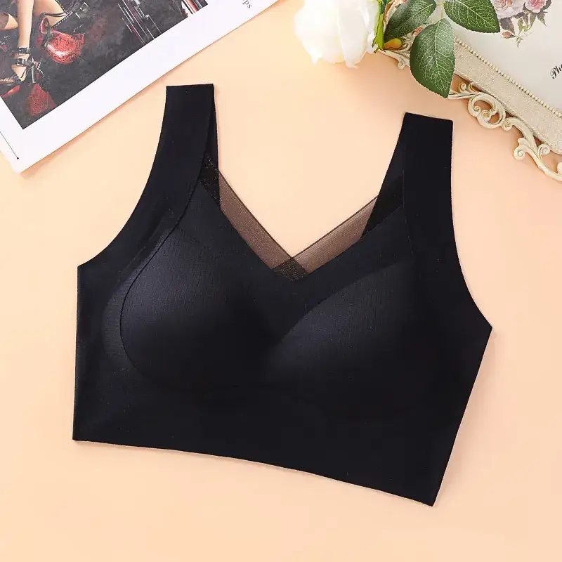 Women's Traceless Warm Muscle Back Vest Bra — feature 12