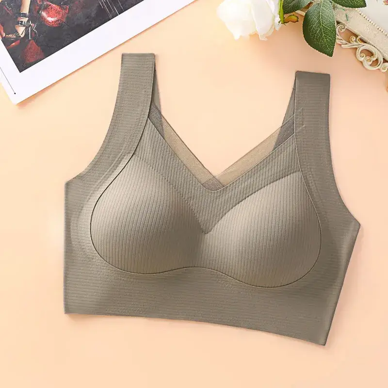 Women's Traceless Warm Muscle Back Vest Bra - Image 4