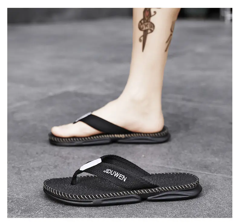 European and American Fashion Live Broadcast Slippers for Men Summer New Beach Flip-Flops Outdoor Non-Slip Flip-Flops Export Men — feature 29