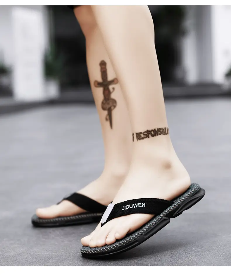 European and American Fashion Live Broadcast Slippers for Men Summer New Beach Flip-Flops Outdoor Non-Slip Flip-Flops Export Men — feature 30