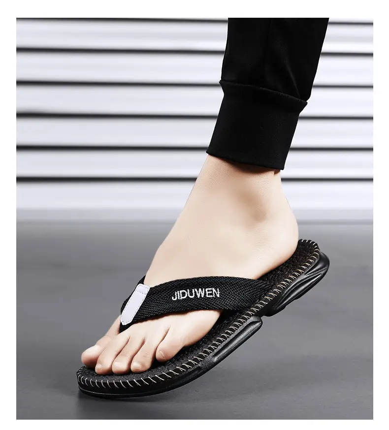 European and American Fashion Live Broadcast Slippers for Men Summer New Beach Flip-Flops Outdoor Non-Slip Flip-Flops Export Men — feature 37