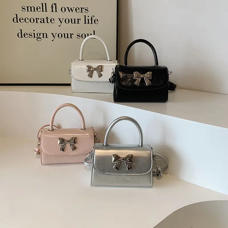 Bow Fashion Shoulder Crossbody Bag Pink 2024 - Image 5
