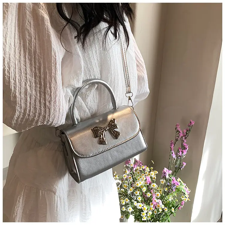 Bow Fashion Shoulder Crossbody Bag Pink 2024 — feature 12