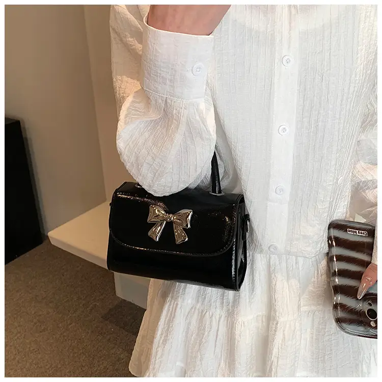 Bow Fashion Shoulder Crossbody Bag Pink 2024 — feature 14