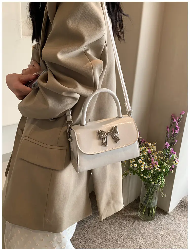 Bow Fashion Shoulder Crossbody Bag Pink 2024 — feature 16