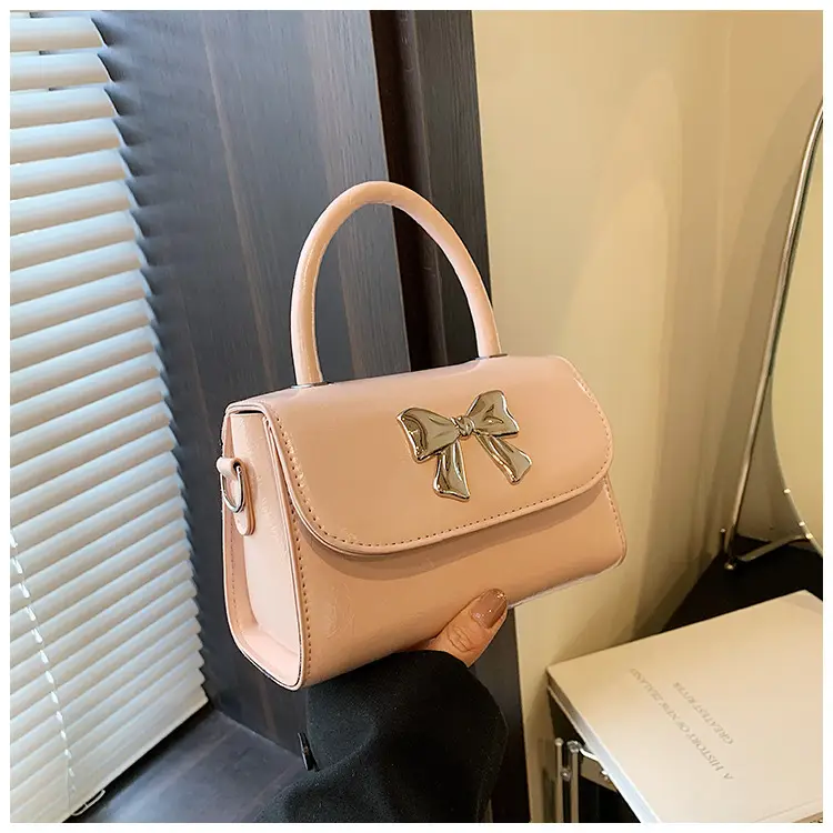 Bow Fashion Shoulder Crossbody Bag Pink 2024 — feature 20