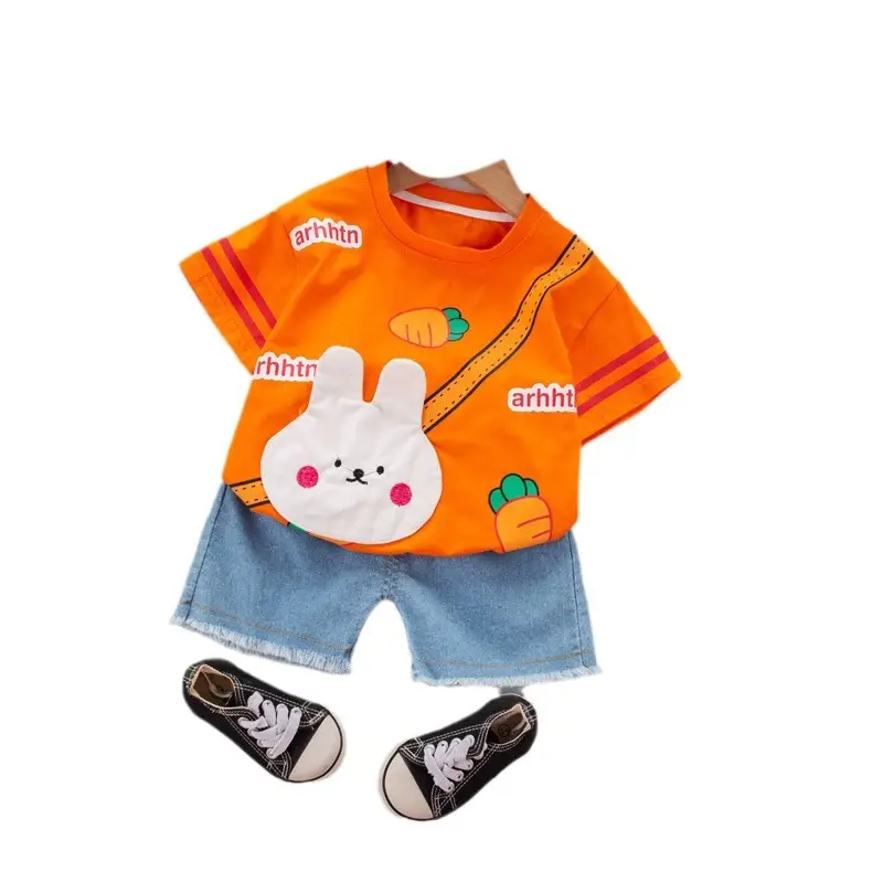 2024 Baby T-Shirt Shorts Suit Cotton Boys Girls - Image 6