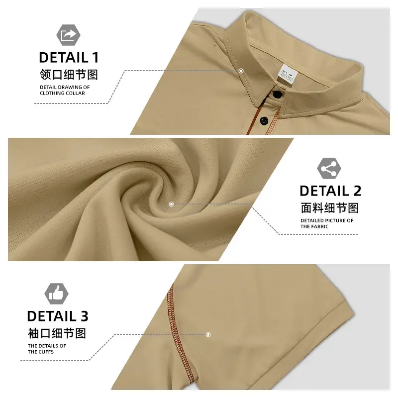 Men's White Short Sleeve Polo T-Shirt 2026 Summer - Image 8