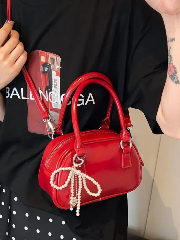 Silver Pearl Tassel Shoulder Bag for Women 2024 - Image 8