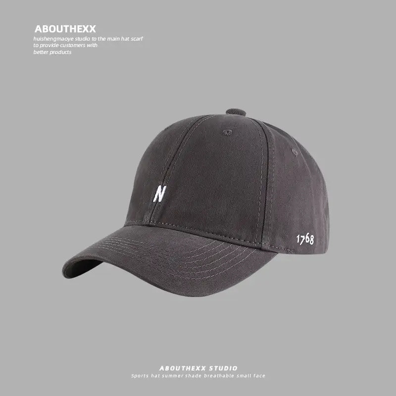 Women's Red Letter Embroidered Baseball Cap 12CM - Image 2