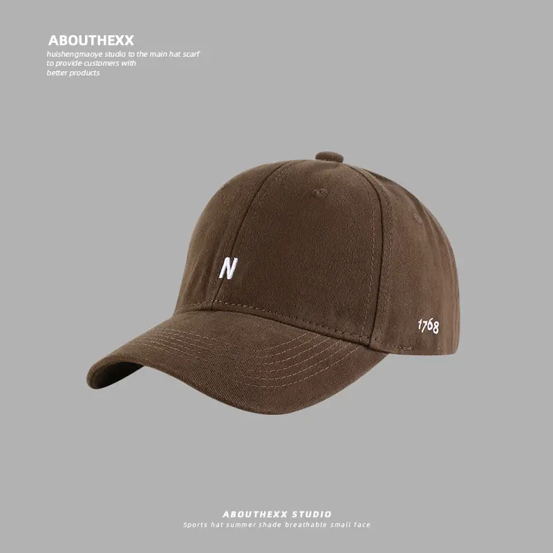 Women's Red Letter Embroidered Baseball Cap 12CM - Image 4