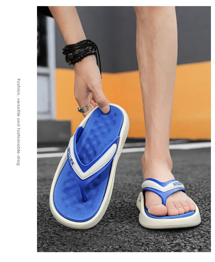 Flip Flops Shoes Men 2024 New Summer Sports Outer Wear Flip-flops Non-slip Wear-resistant Beach Soft Sole Drag Sandals — feature 15