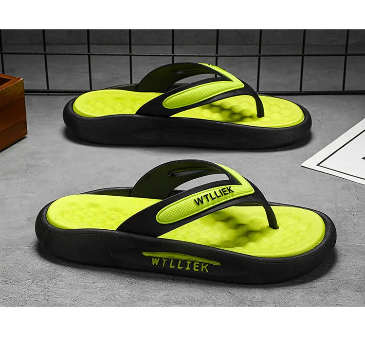 Flip Flops Shoes Men 2024 New Summer Sports Outer Wear Flip-flops Non-slip Wear-resistant Beach Soft Sole Drag Sandals — feature 20