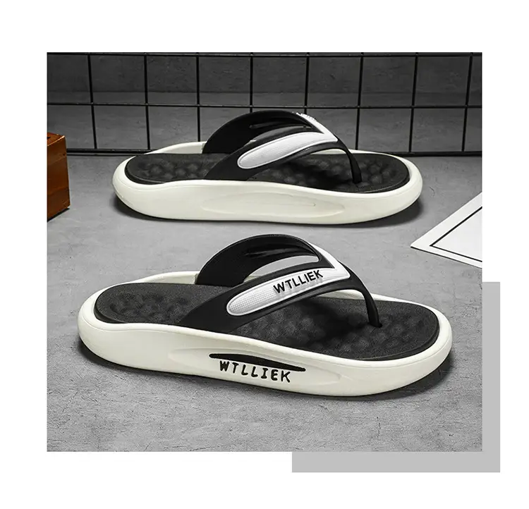 Flip Flops Shoes Men 2024 New Summer Sports Outer Wear Flip-flops Non-slip Wear-resistant Beach Soft Sole Drag Sandals — feature 21
