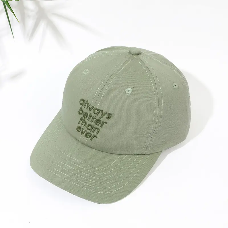 Women's Blue Embroidered Baseball Cap Summer Sunshade