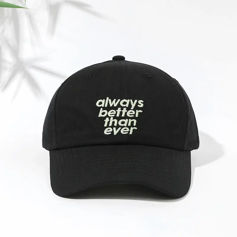 Women's Blue Embroidered Baseball Cap Summer Sunshade — feature 9