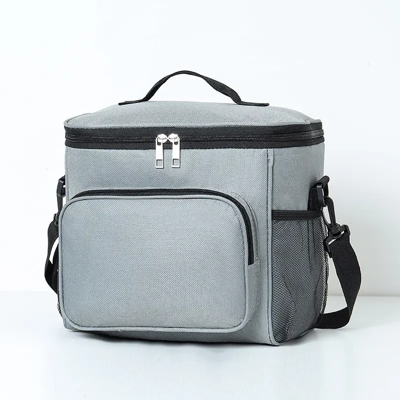 Cross-border Oxford Cloth Lunch Bag Blue Black Thick Insulation - Image 10