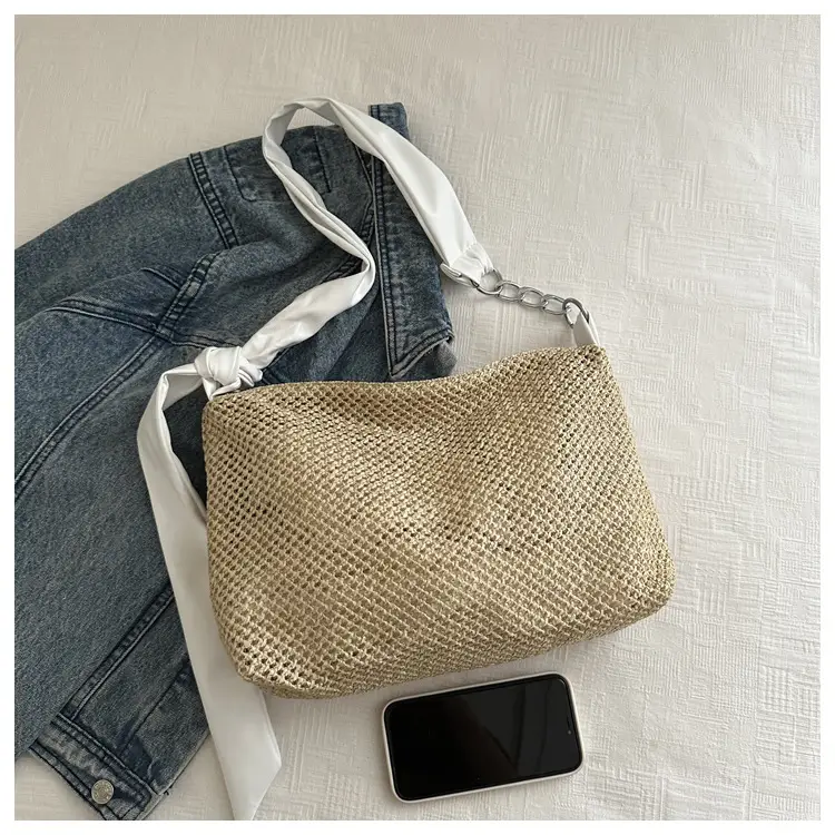 Women Woven Straw Bag Large Capacity Summer 2024 — feature 14