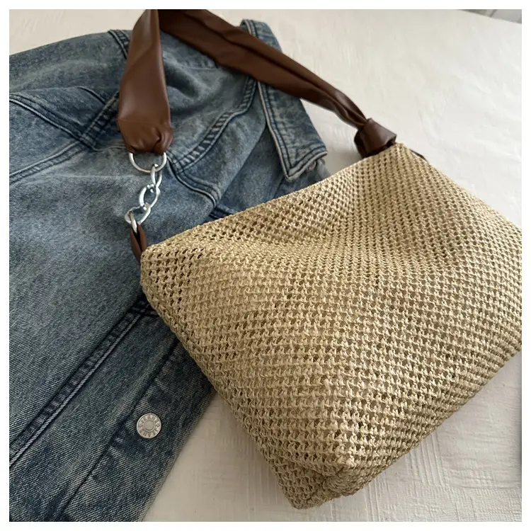 Women Woven Straw Bag Large Capacity Summer 2024 — feature 21
