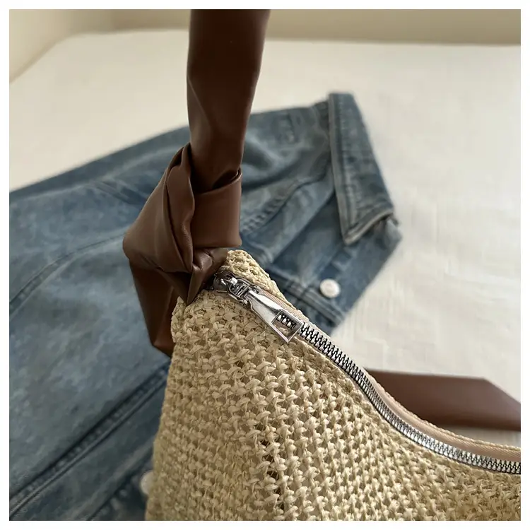 Women Woven Straw Bag Large Capacity Summer 2024 — feature 23