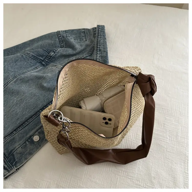 Women Woven Straw Bag Large Capacity Summer 2024 — feature 25
