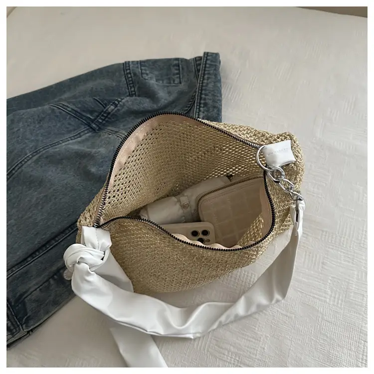 Women Woven Straw Bag Large Capacity Summer 2024 — feature 26