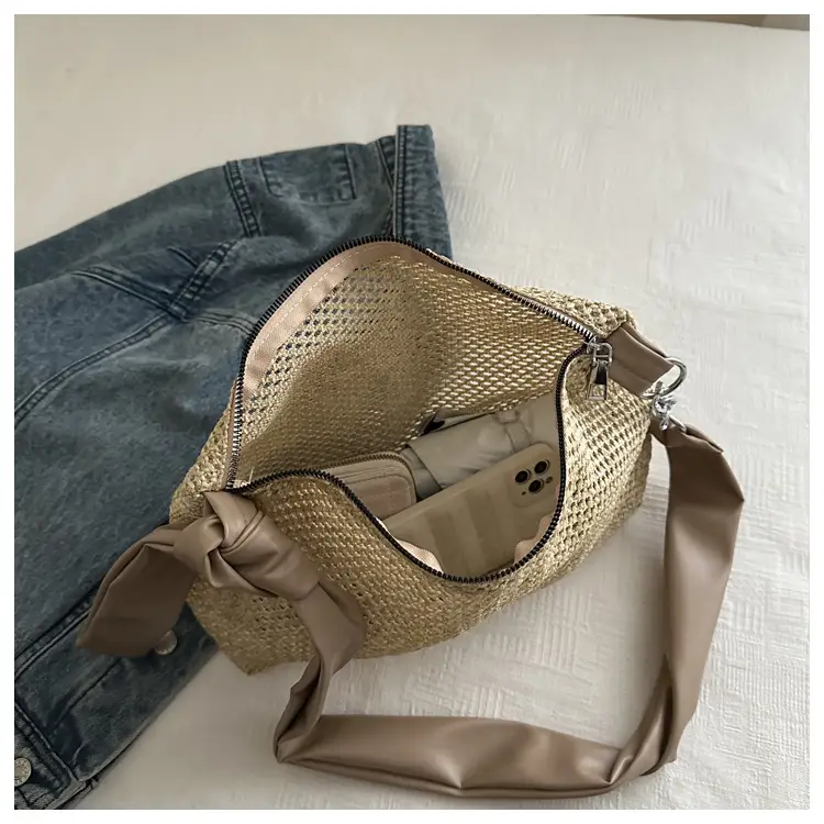 Women Woven Straw Bag Large Capacity Summer 2024 — feature 27