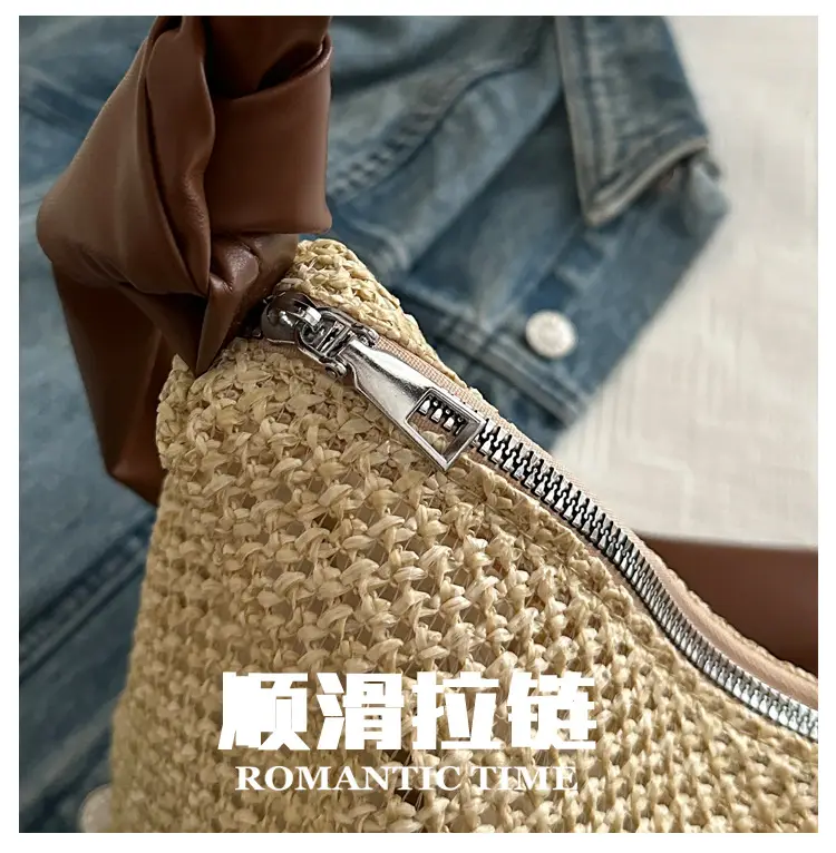 Women Woven Straw Bag Large Capacity Summer 2024 — feature 3