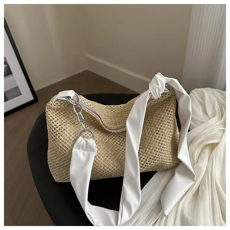 Women Woven Straw Bag Large Capacity Summer 2024 — feature 32