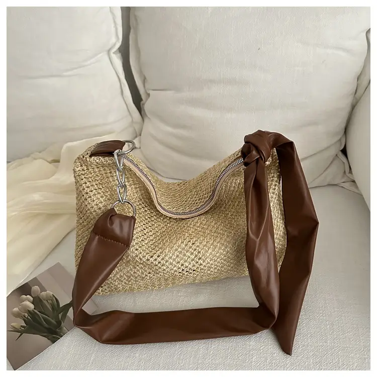 Women Woven Straw Bag Large Capacity Summer 2024 — feature 36