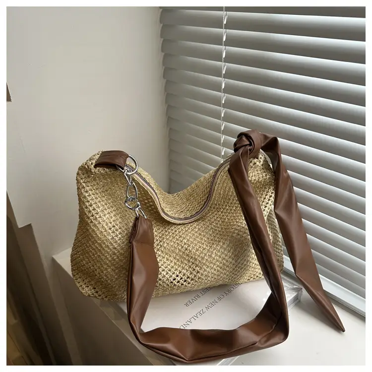 Women Woven Straw Bag Large Capacity Summer 2024 — feature 37