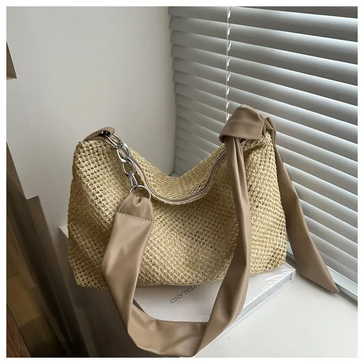 Women Woven Straw Bag Large Capacity Summer 2024 — feature 40