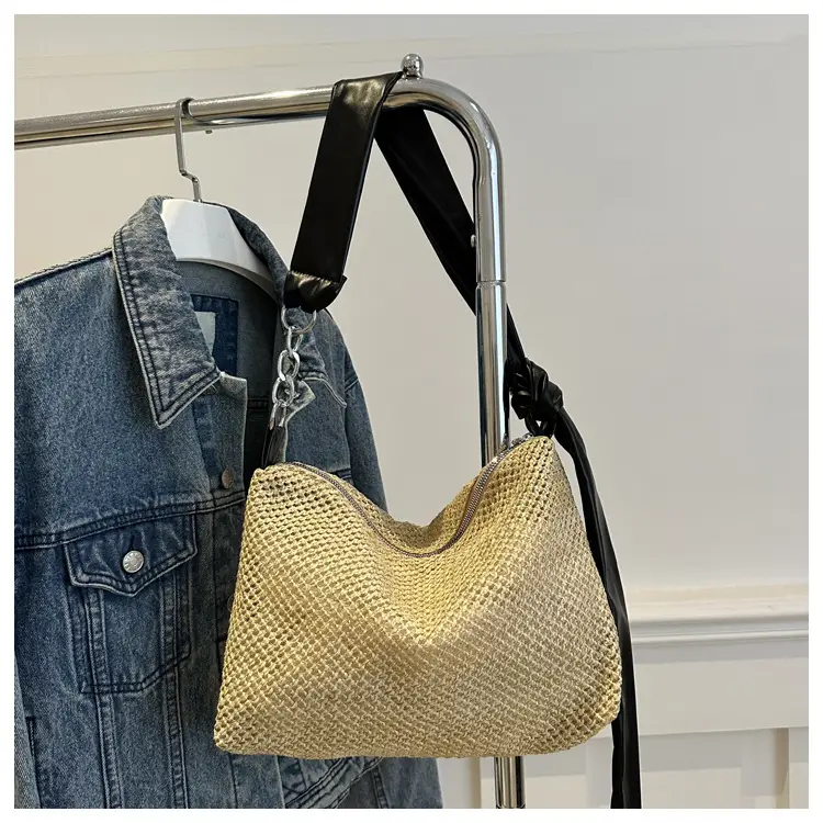 Women Woven Straw Bag Large Capacity Summer 2024 — feature 43
