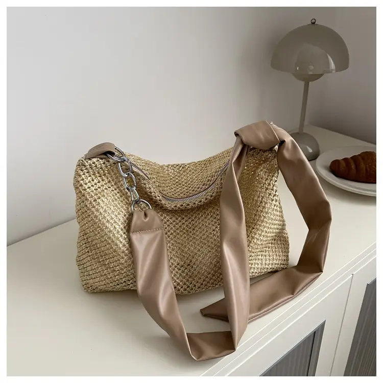 Women Woven Straw Bag Large Capacity Summer 2024 — feature 45