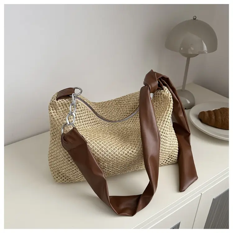 Women Woven Straw Bag Large Capacity Summer 2024 — feature 46