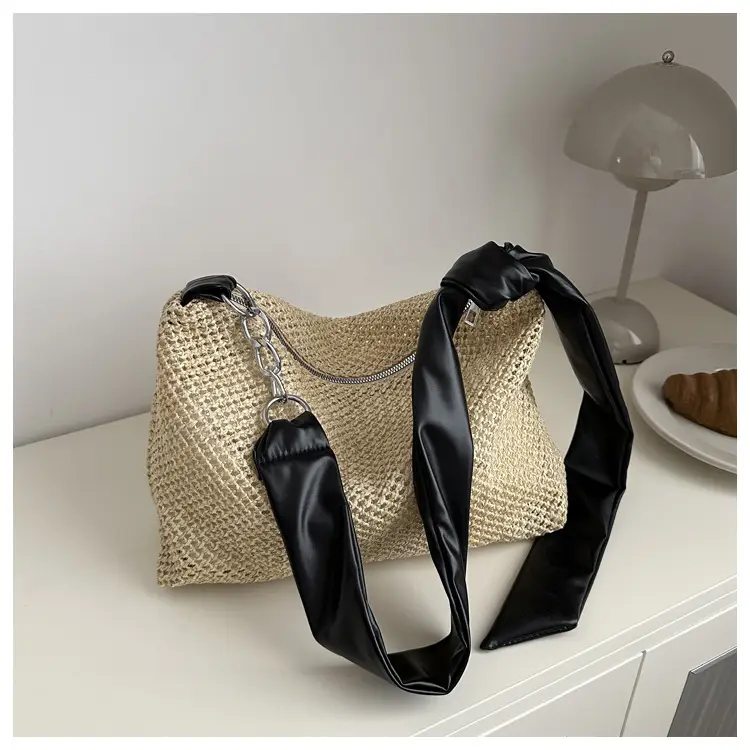 Women Woven Straw Bag Large Capacity Summer 2024 — feature 48