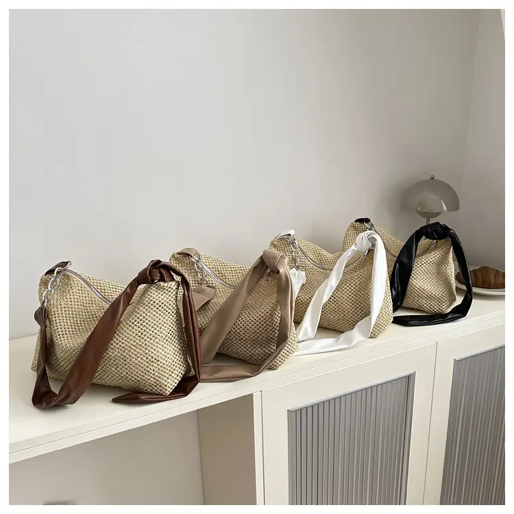 Women Woven Straw Bag Large Capacity Summer 2024 — feature 49