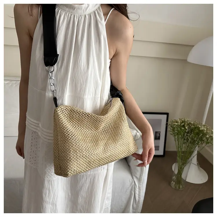 Women Woven Straw Bag Large Capacity Summer 2024 — feature 50