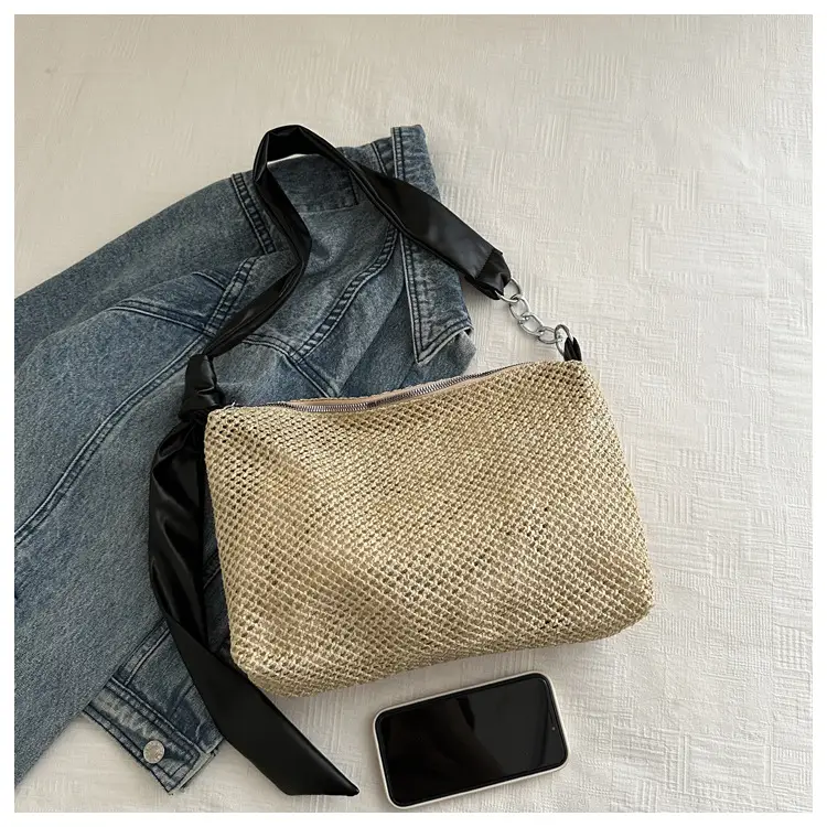 Women Woven Straw Bag Large Capacity Summer 2024 — feature 8