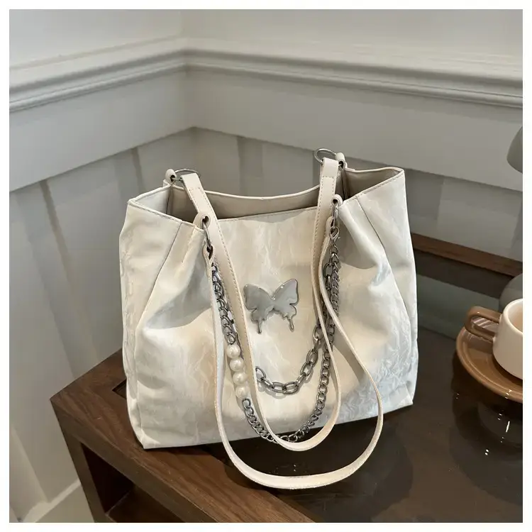 Black Velvet Butterfly Shoulder Bag for Women — feature 20