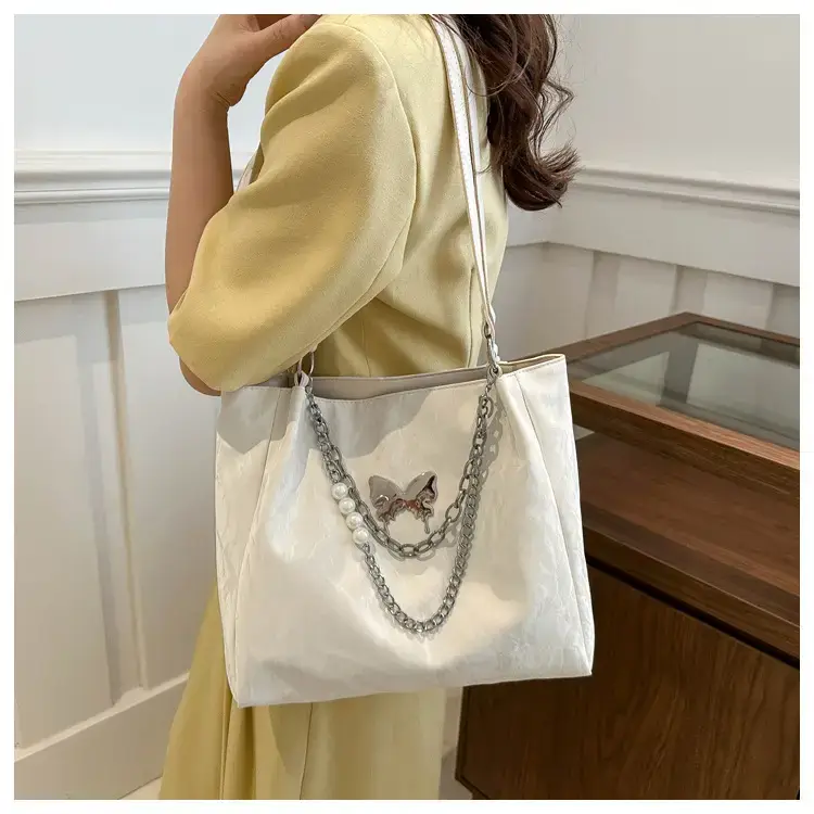 Black Velvet Butterfly Shoulder Bag for Women — feature 8