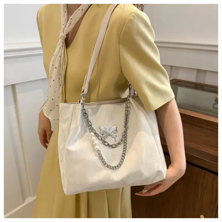 Black Velvet Butterfly Shoulder Bag for Women — feature 9